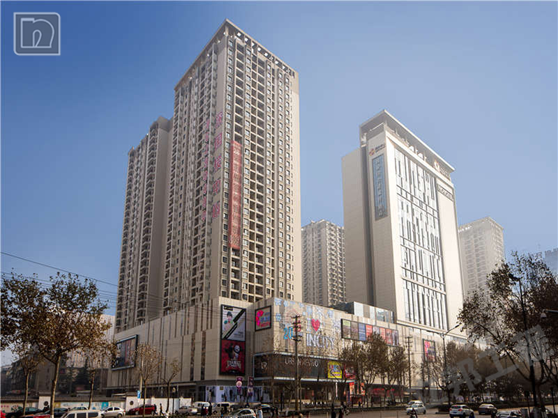 外墻真石漆圖片效果圖案例[西安未央印象城